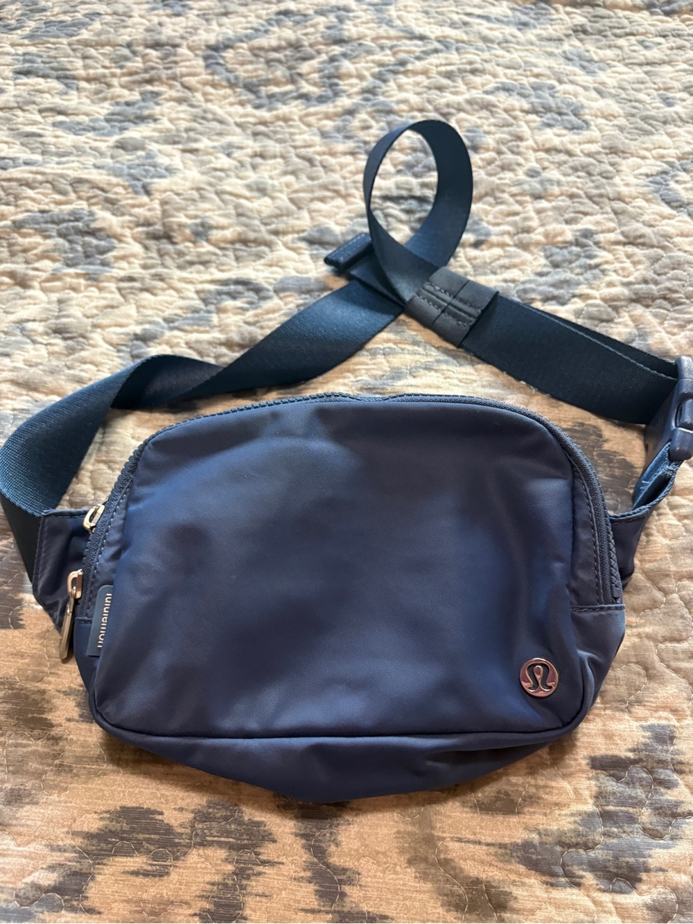 lululemon athletica Navy Belt Bag with Adjustable Strap